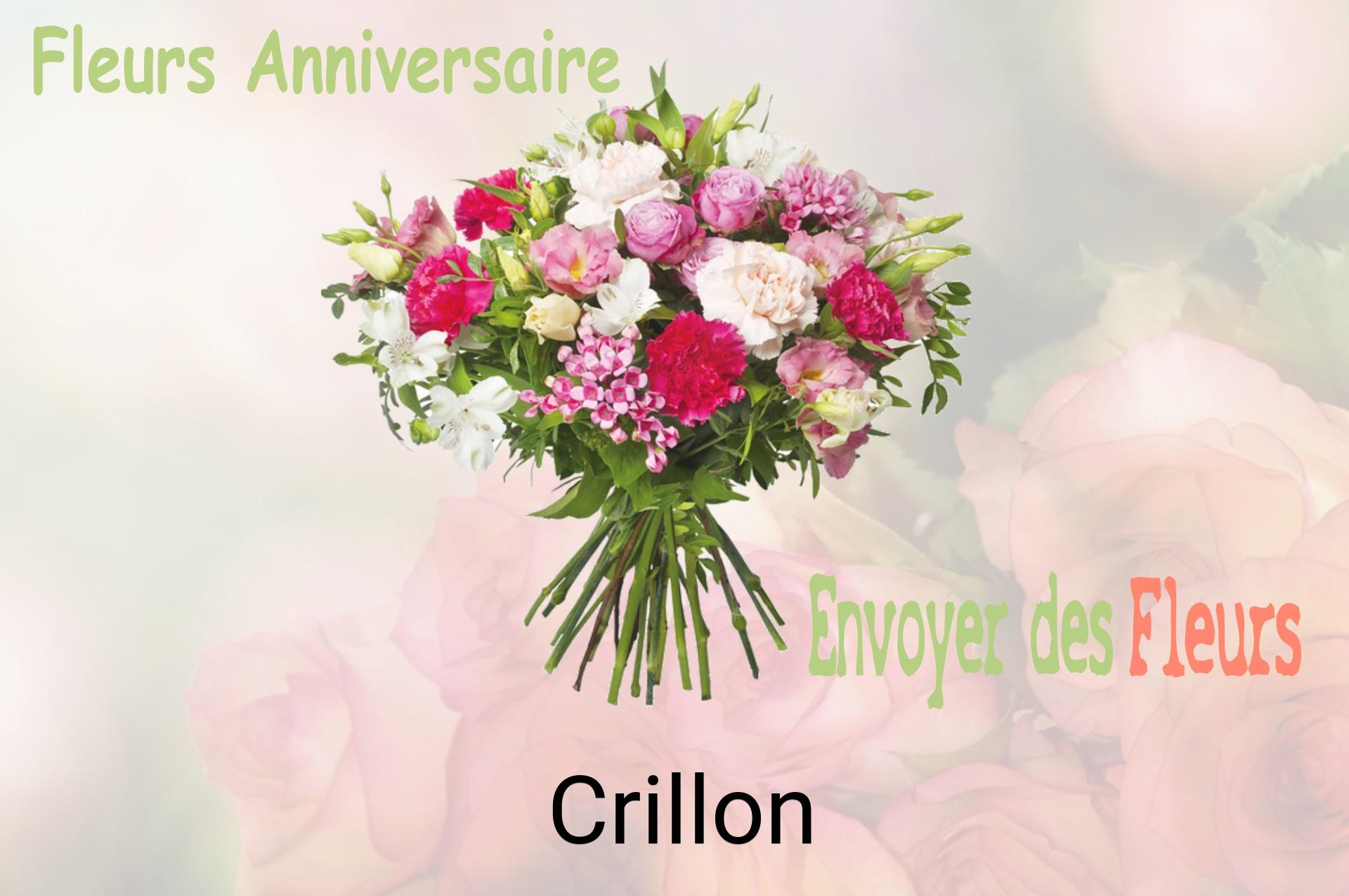 Bouquet de fleurs d’anniversaire livré à Crillon
